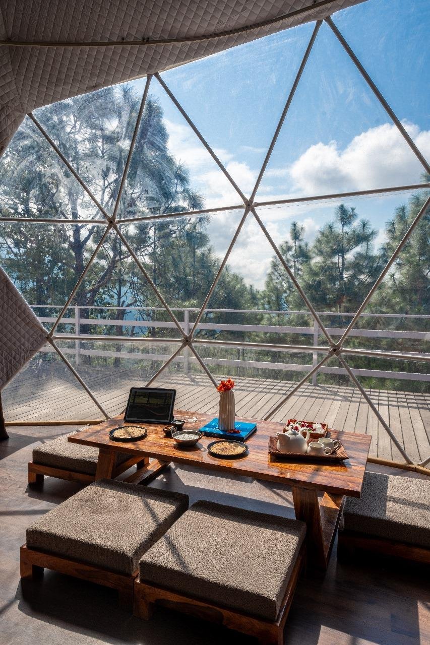 Glamp Echo Corbett, Geodesic Dome-Cosmos x Solis Nature
