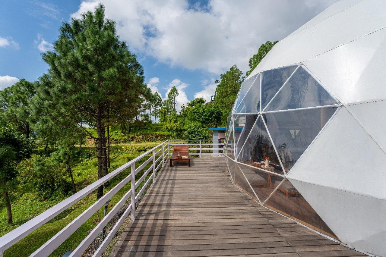 Glamp Echo Corbett, Geodesic Dome-Cosmos x Solis Nature