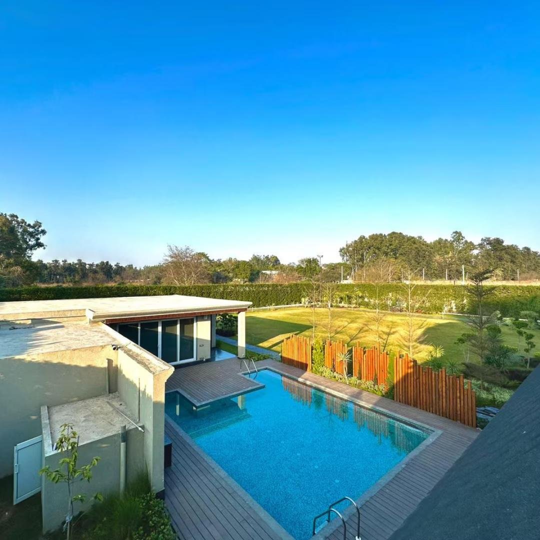 luxury farmhouse in Deramandi (NCR) x Solis Nature