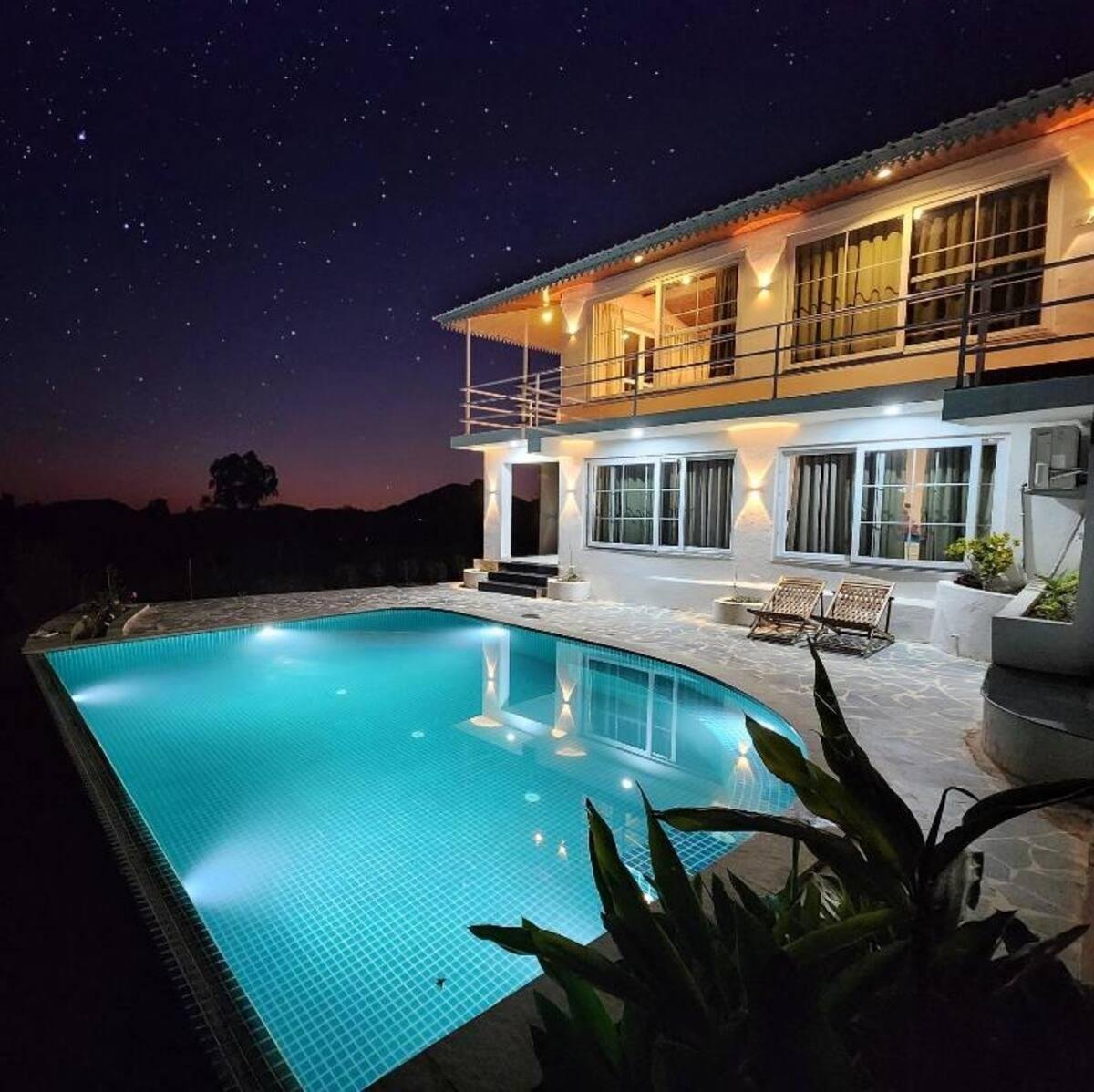 3 Bedroom Villa With Pool in Udaipur x Solis Nature