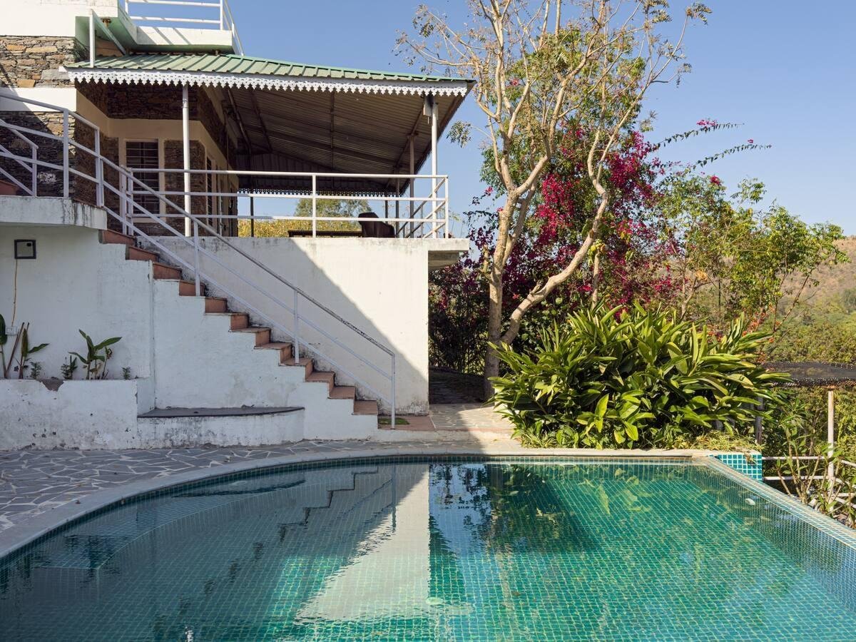 3 Bedroom Villa With Pool in Udaipur x Solis Nature