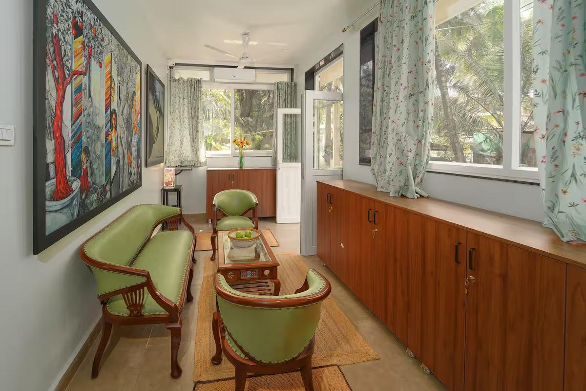 6BHK |  5 mins to Morjim Beach x Solis Nature