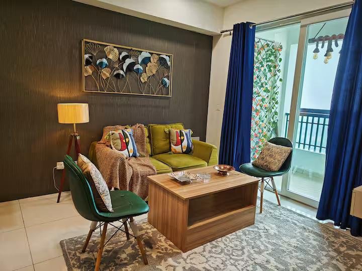 retro.inn/ serviced 1 bhk by mulberry x Solis Nature
