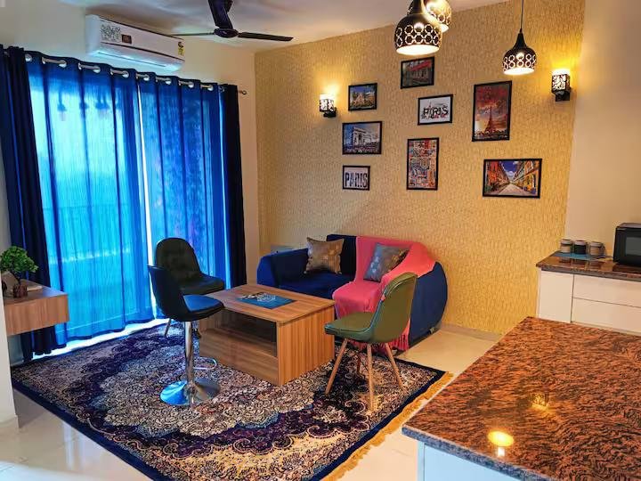 Belle Vue 1bhk apartment with impeccable service x Solis Nature