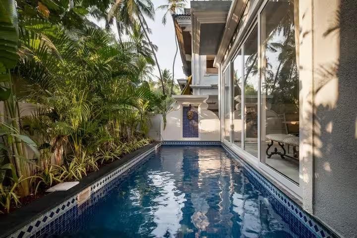 Aura - 4BHK Private Pool Villa Near Calangute x Solis Nature