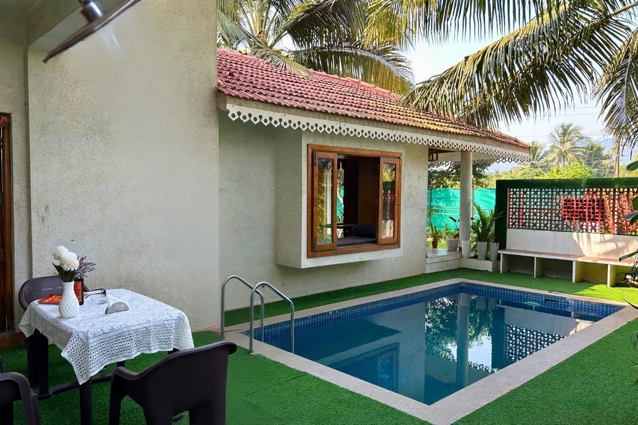 Blue Leaf Villa 3BHK, Alibaug x Solis Nature