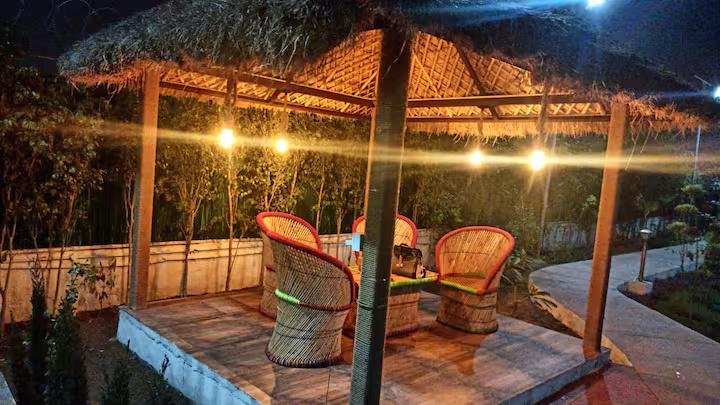 Khwaab Farmhouse for pool party, wedding, events (NCR) x Solis Nature