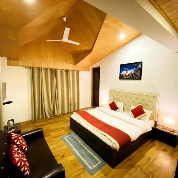 Chalet cozy room with mountain view x Solis Nature
