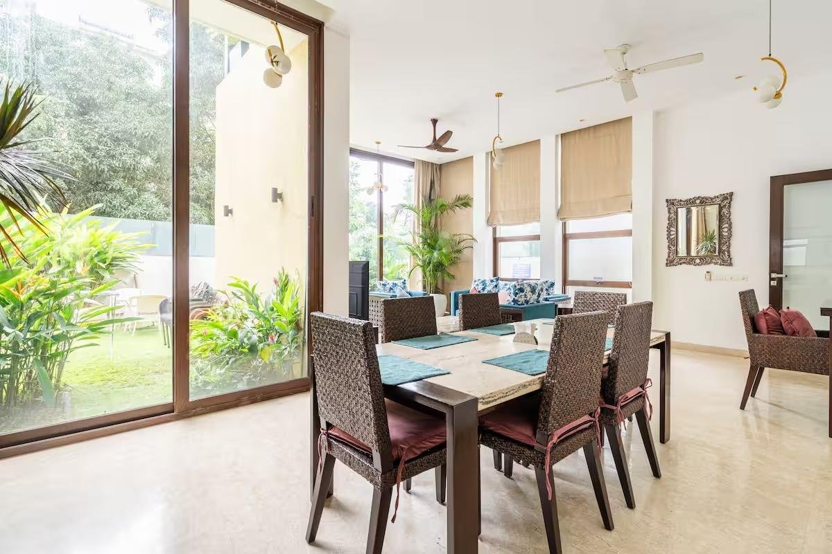 Balinese 3BHK Villa | Pvt Pool & Garden | Candolim x Solis Nature