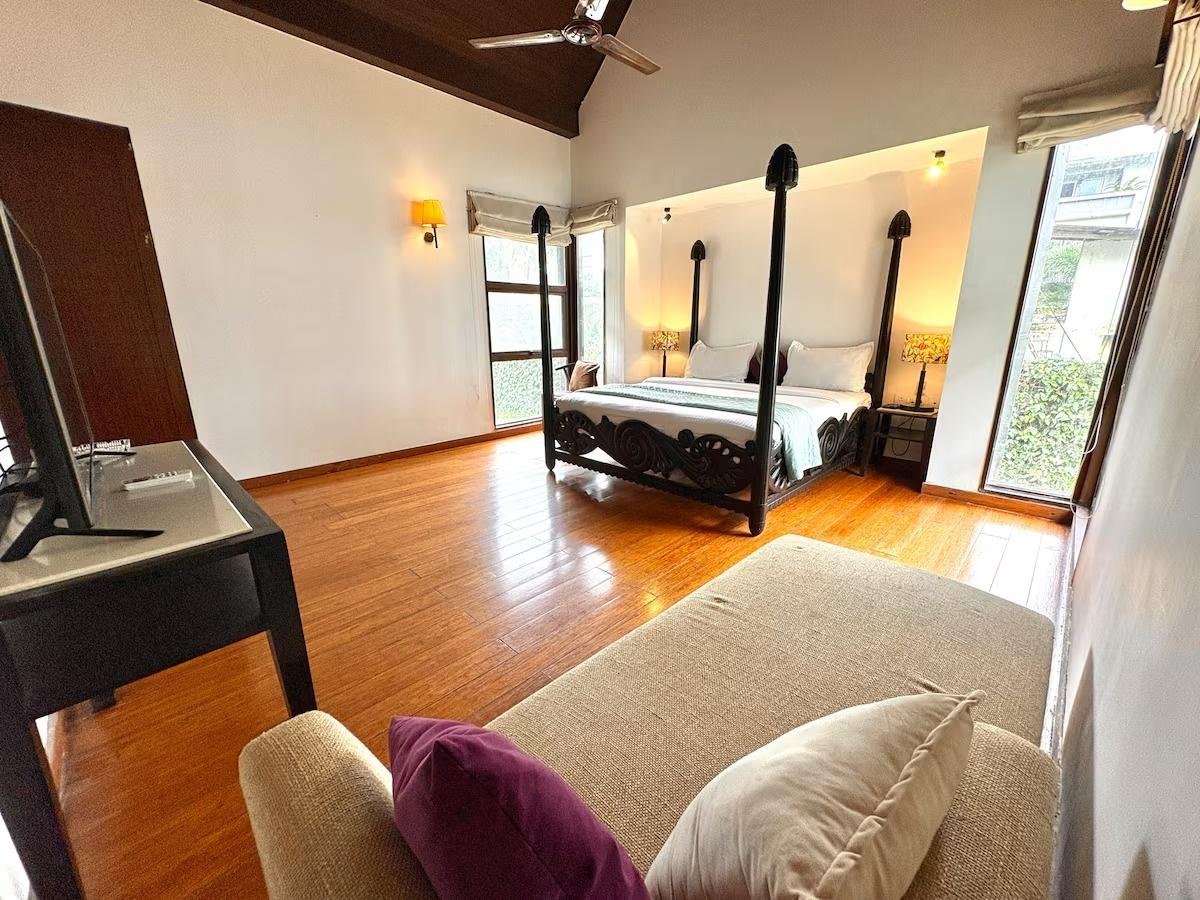 Balinese 3BHK Villa | Pvt Pool & Garden | Candolim x Solis Nature