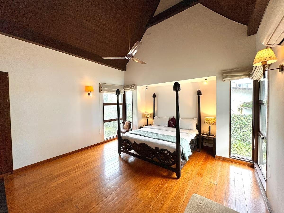 Balinese 3BHK Villa | Pvt Pool & Garden | Candolim x Solis Nature
