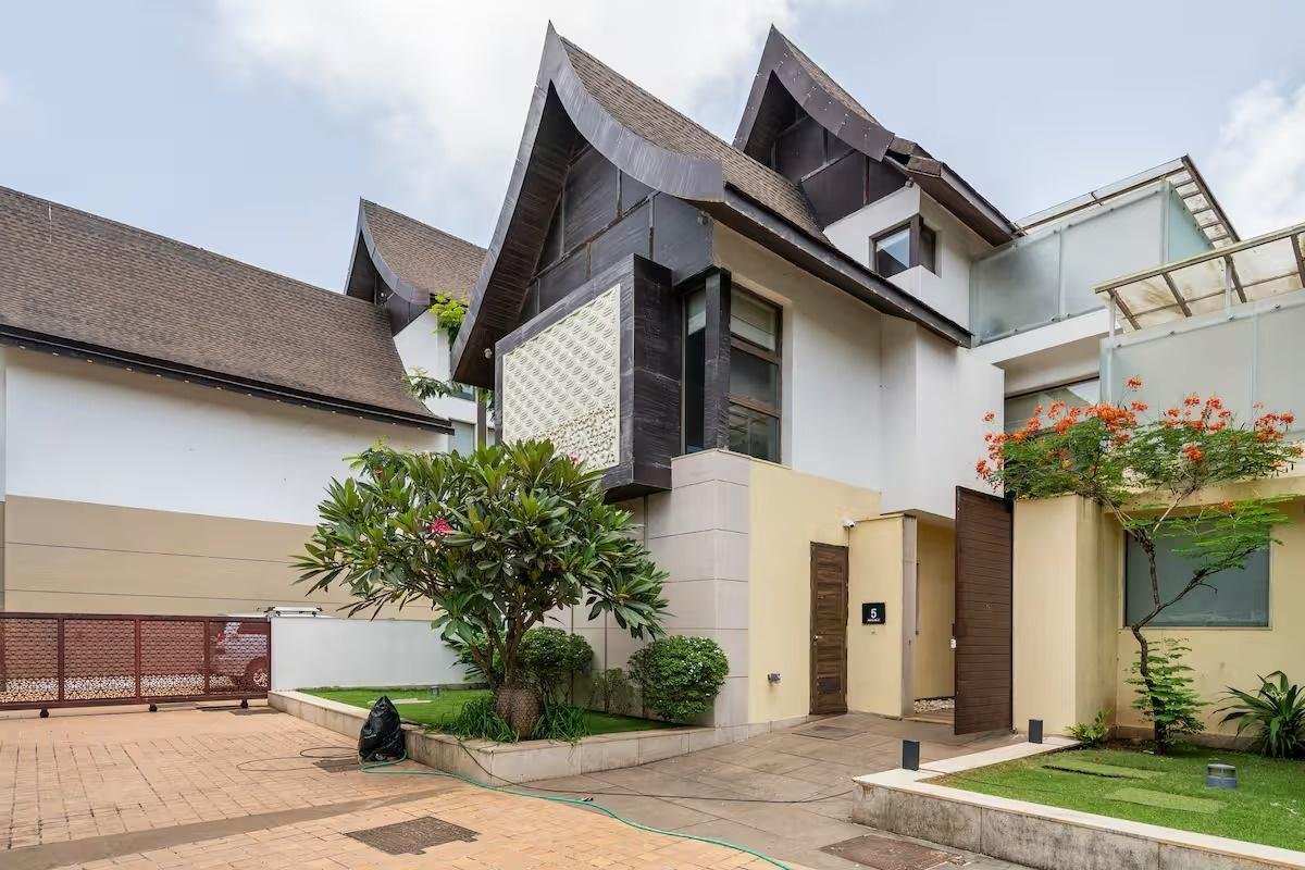 Balinese 3BHK Villa | Pvt Pool & Garden | Candolim x Solis Nature