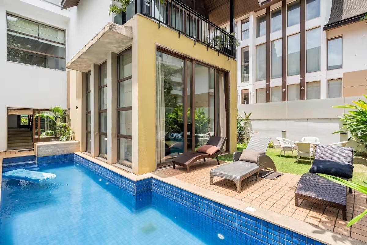 Balinese 3BHK Villa | Pvt Pool & Garden | Candolim x Solis Nature
