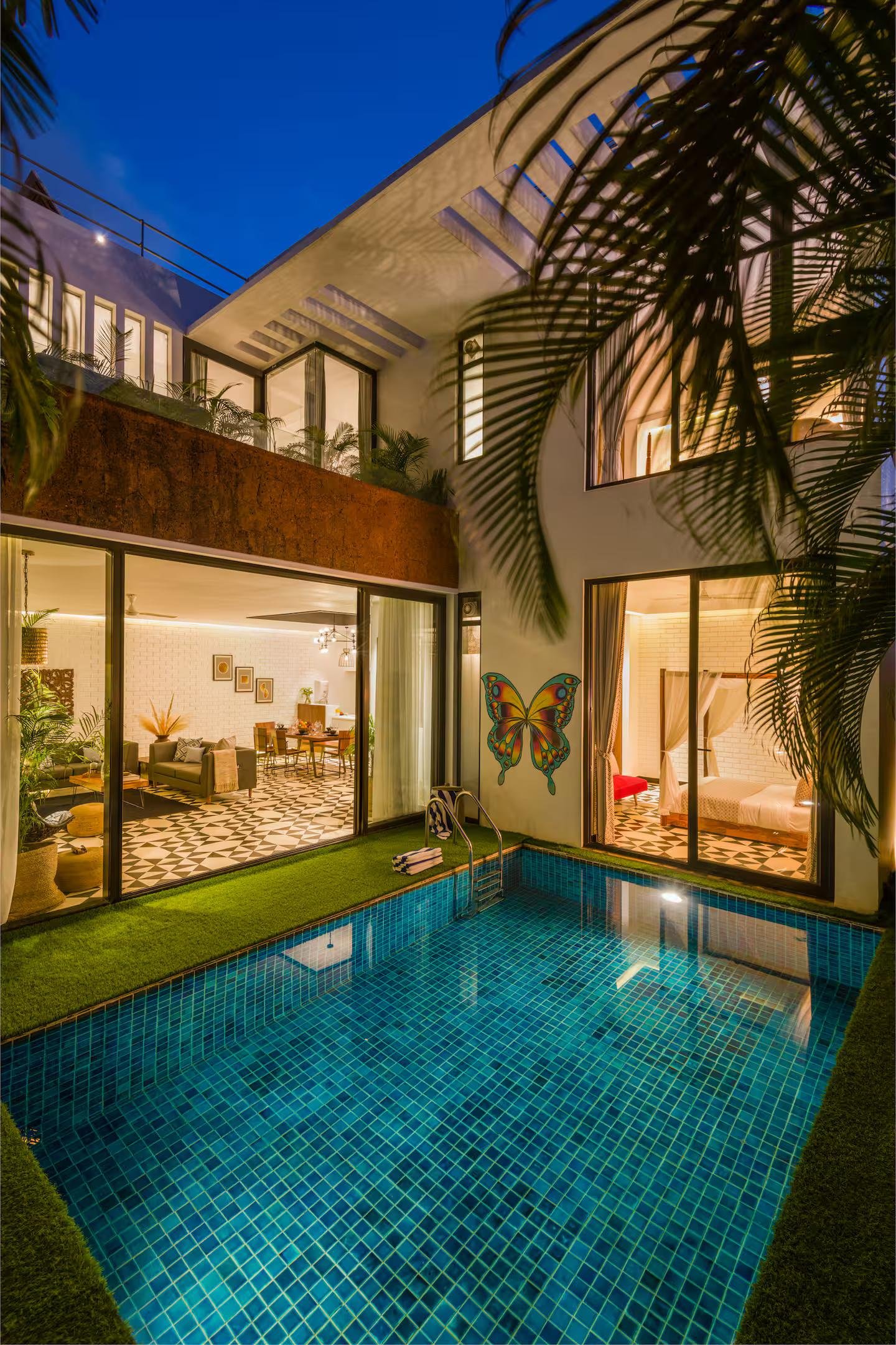 VILLA10 | 5 mins vagator beach | Pvt pool & jacuzzi x Solis Nature