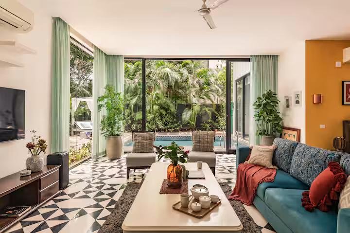 TBK Villa 15| Pvt Pool | Vagator | 5 mins to Beach x Solis Nature