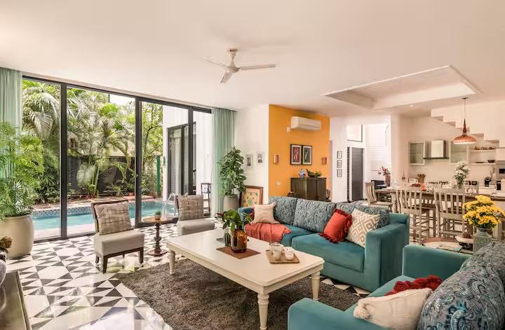 TBK Villa 15| Pvt Pool | Vagator | 5 mins to Beach x Solis Nature