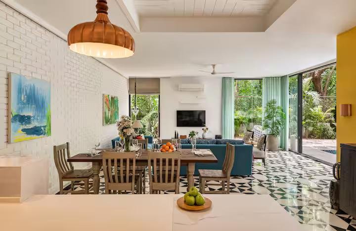 TBK Villa 15| Pvt Pool | Vagator | 5 mins to Beach x Solis Nature