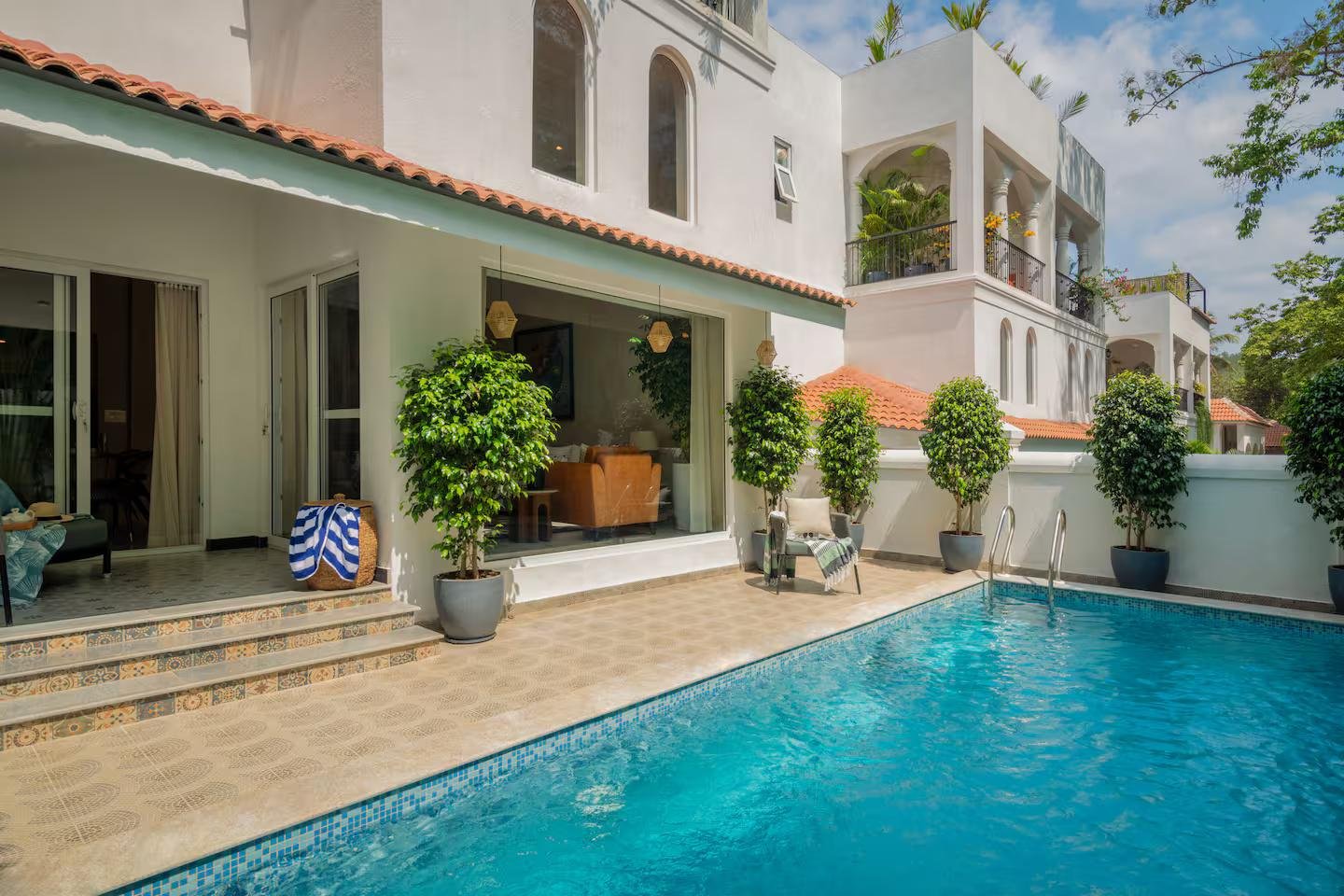 Pvt Pool villa•Walking to best resturants of goa x Solis Nature