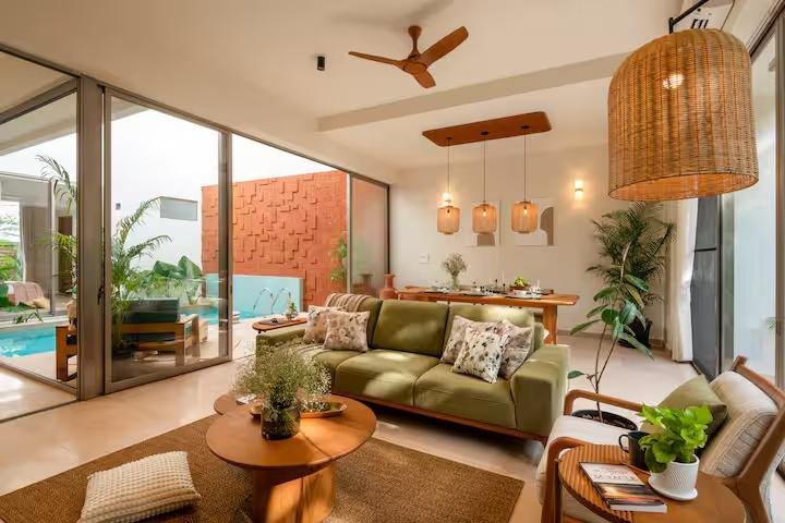 Tbk villa L4| Pvt Pool | Vagator | 5 mins to Beach x Solis Nature