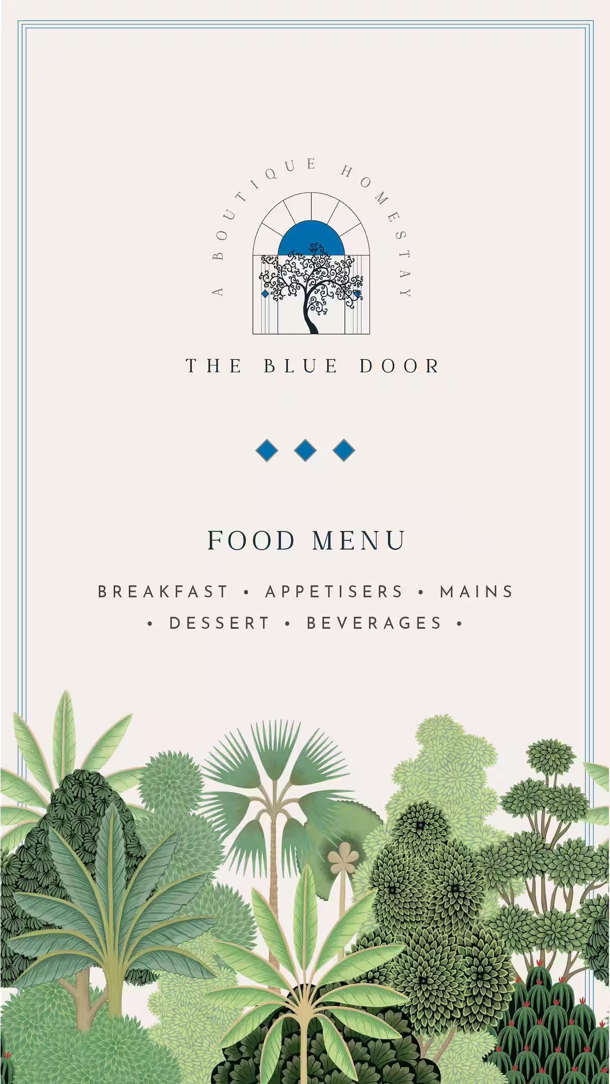The Blue Door - A Luxury Boutique Villa on Foothills o x Solis Nature