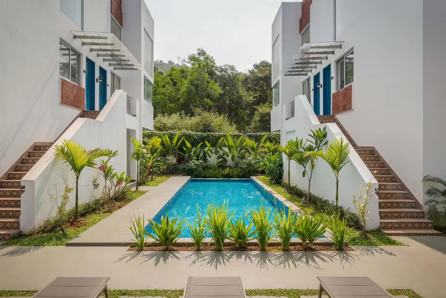 Chic 2BHK Duplex w Pool & Pvt Terrace in Siolim x Solis Nature