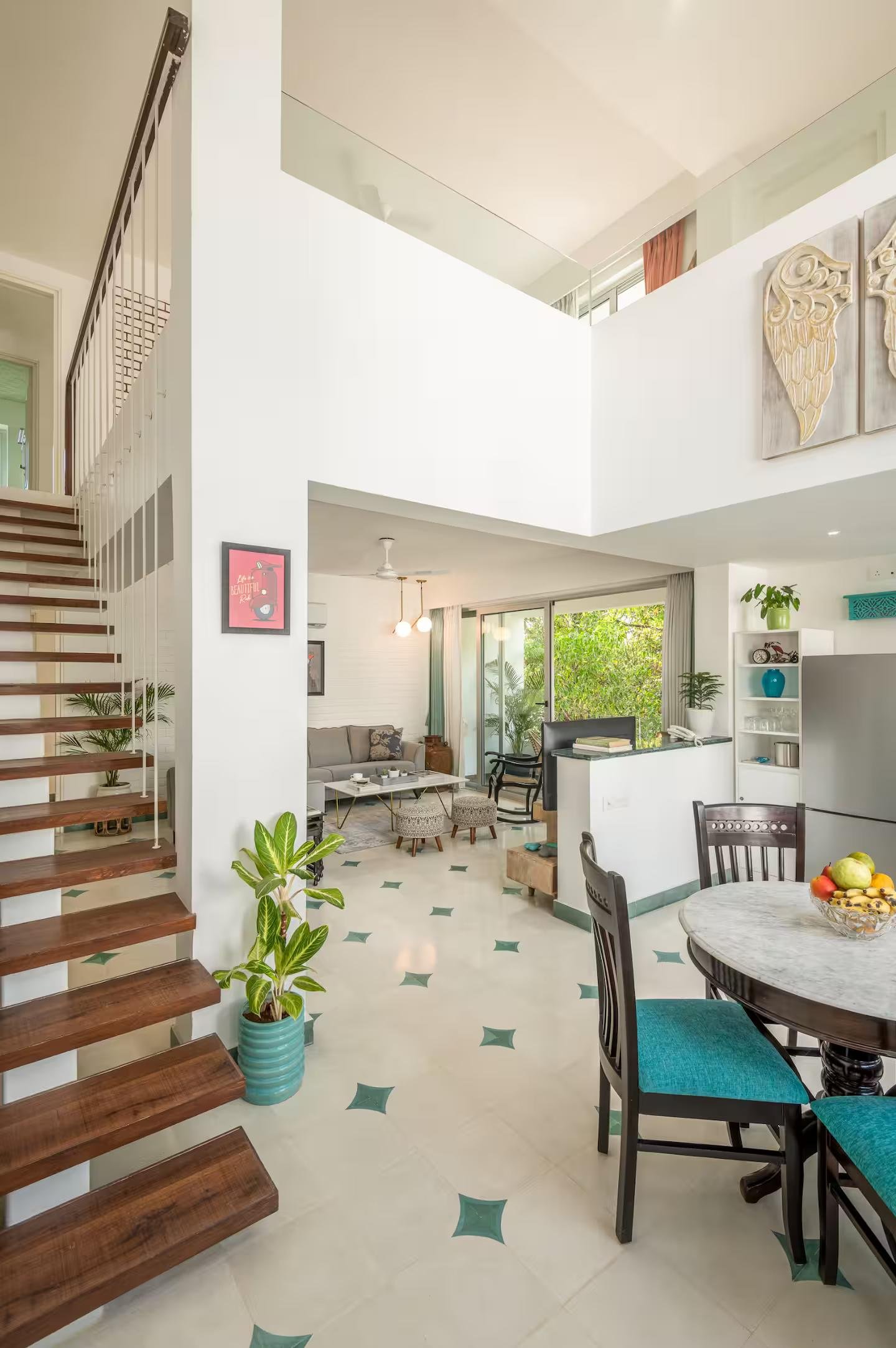 Chic 2BHK Duplex w Pool & Pvt Terrace in Siolim x Solis Nature