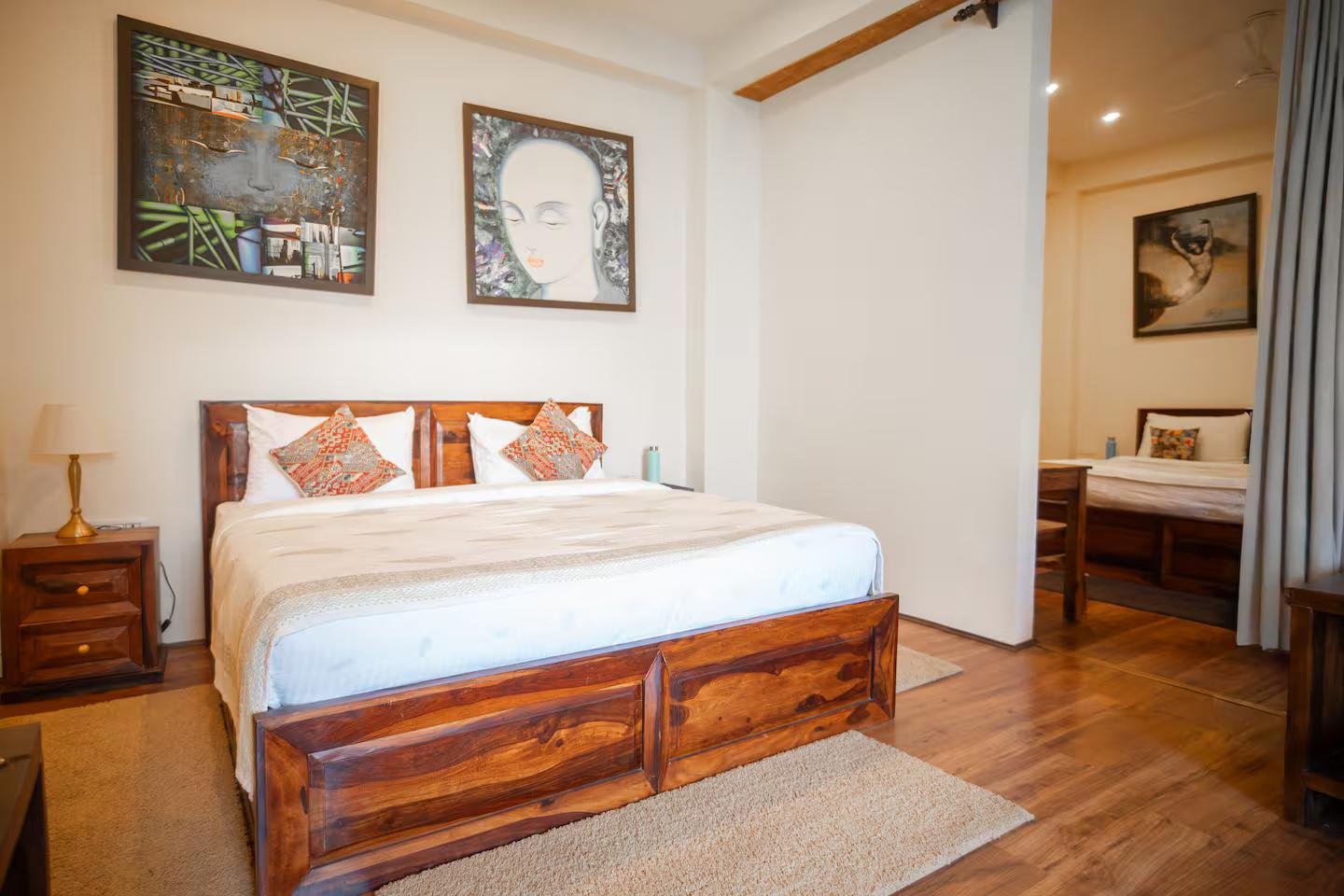 Scenic Mountain Stay | Quadruple Room in naggar x Solis Nature