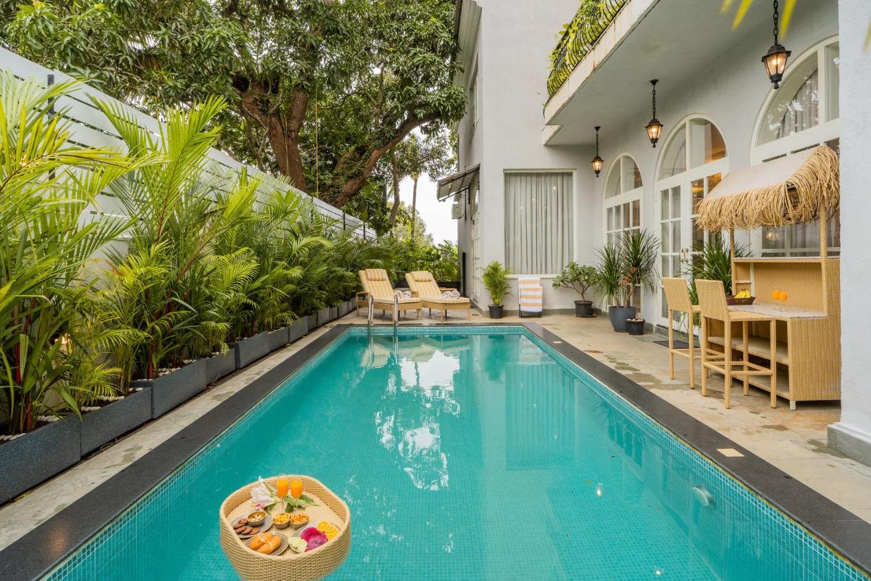 Casa Ritzy | Indo-Portuguese 5-BHK Villa With Private x Solis Nature