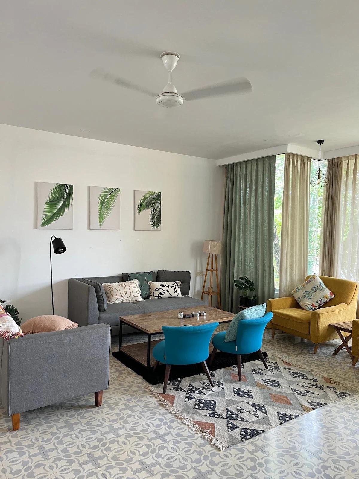 Casa D Serene 2BR Vagator by Casa D Living x Solis Nature