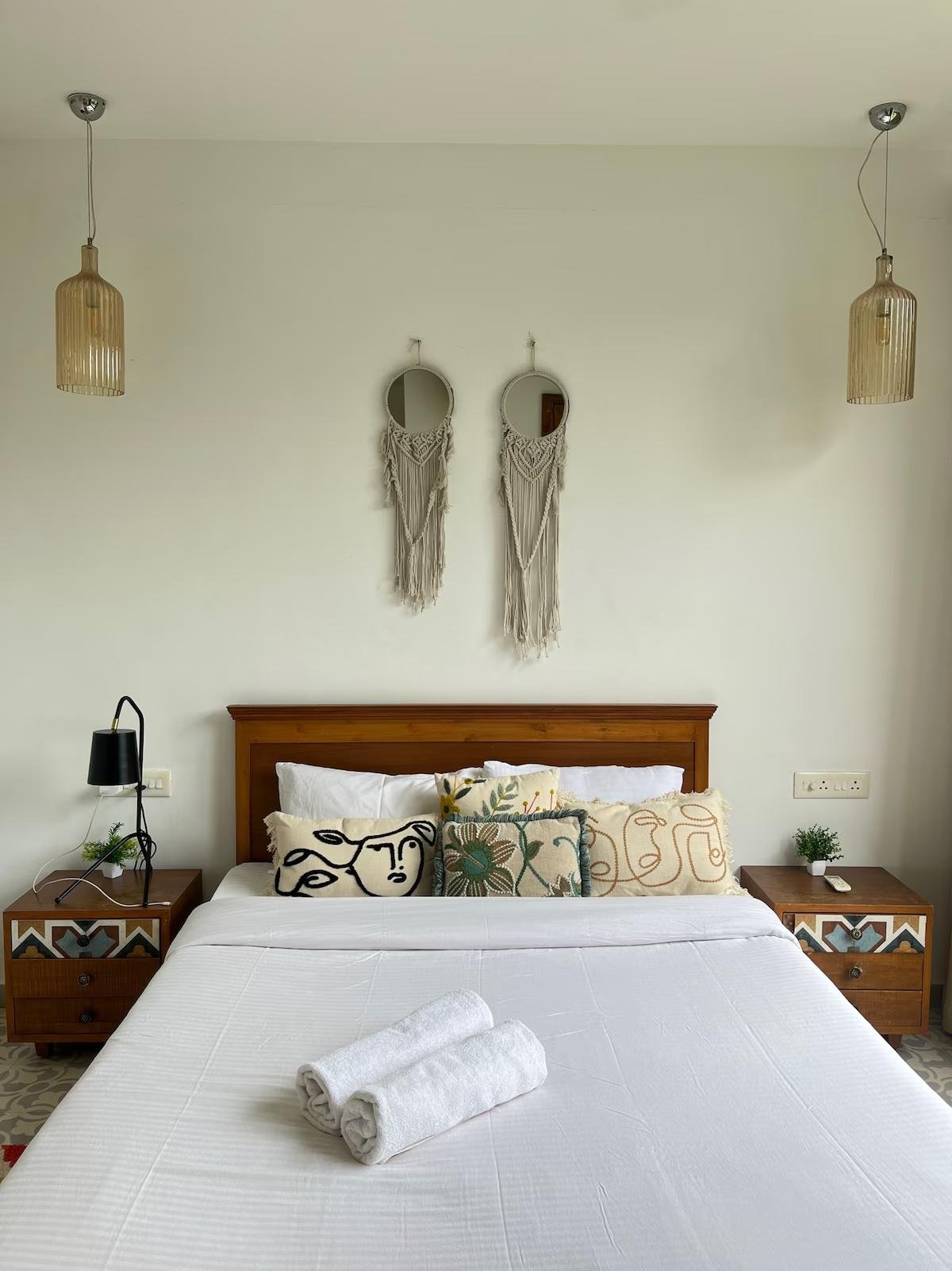 Casa D Serene 2BR Vagator by Casa D Living x Solis Nature