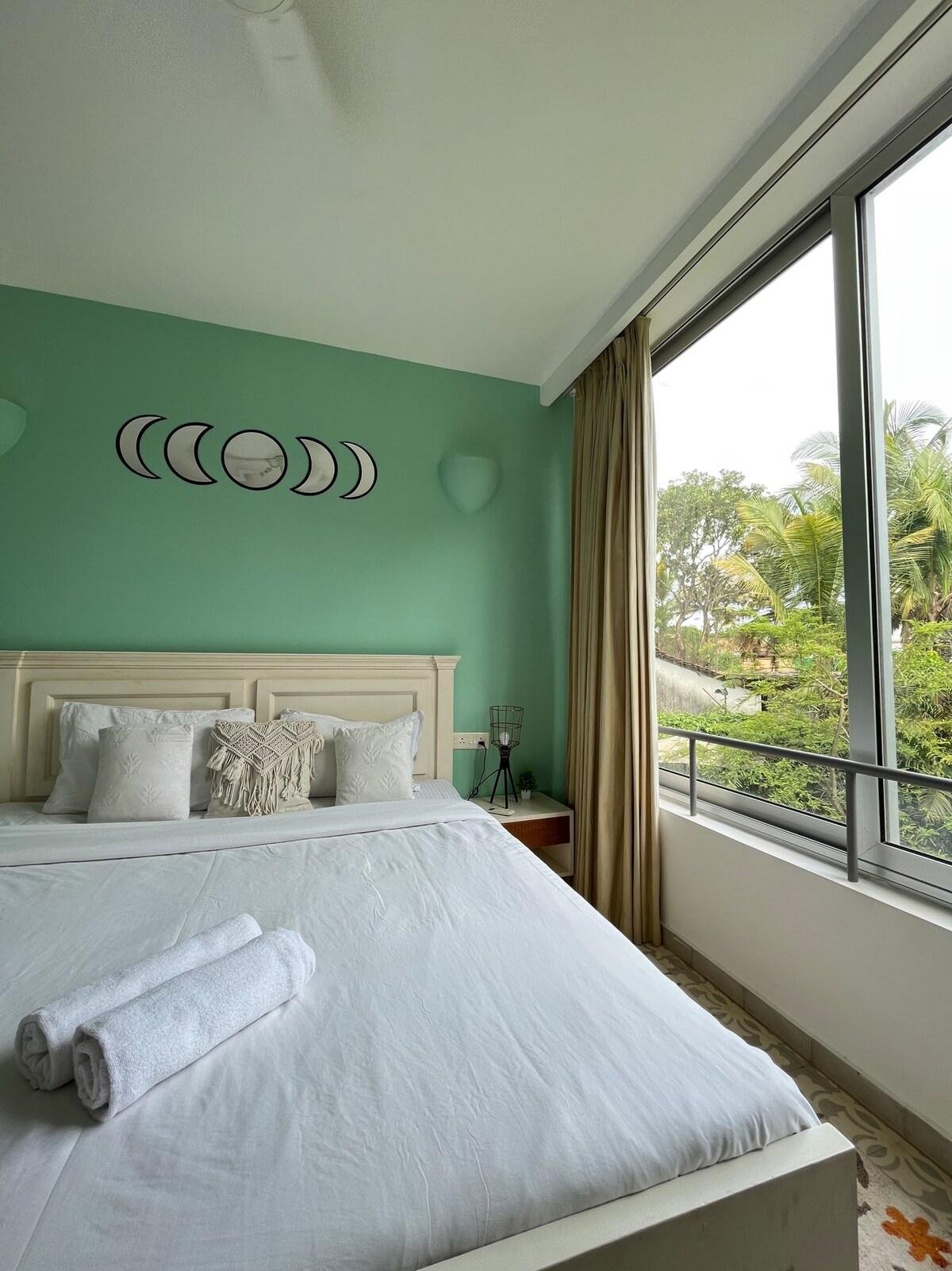 Casa D Serene 2BR Vagator by Casa D Living x Solis Nature