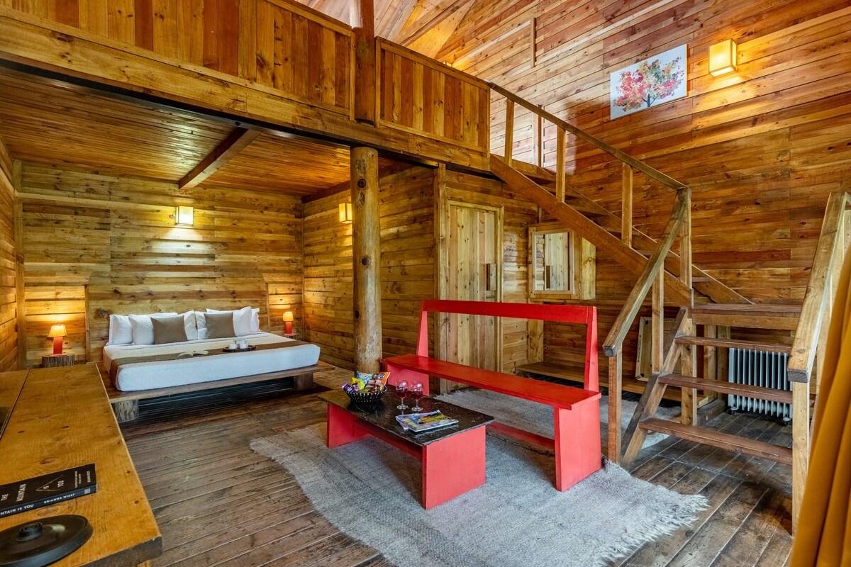 Duplex Wooden Cottage Near to Beautiful Trails x Solis Nature