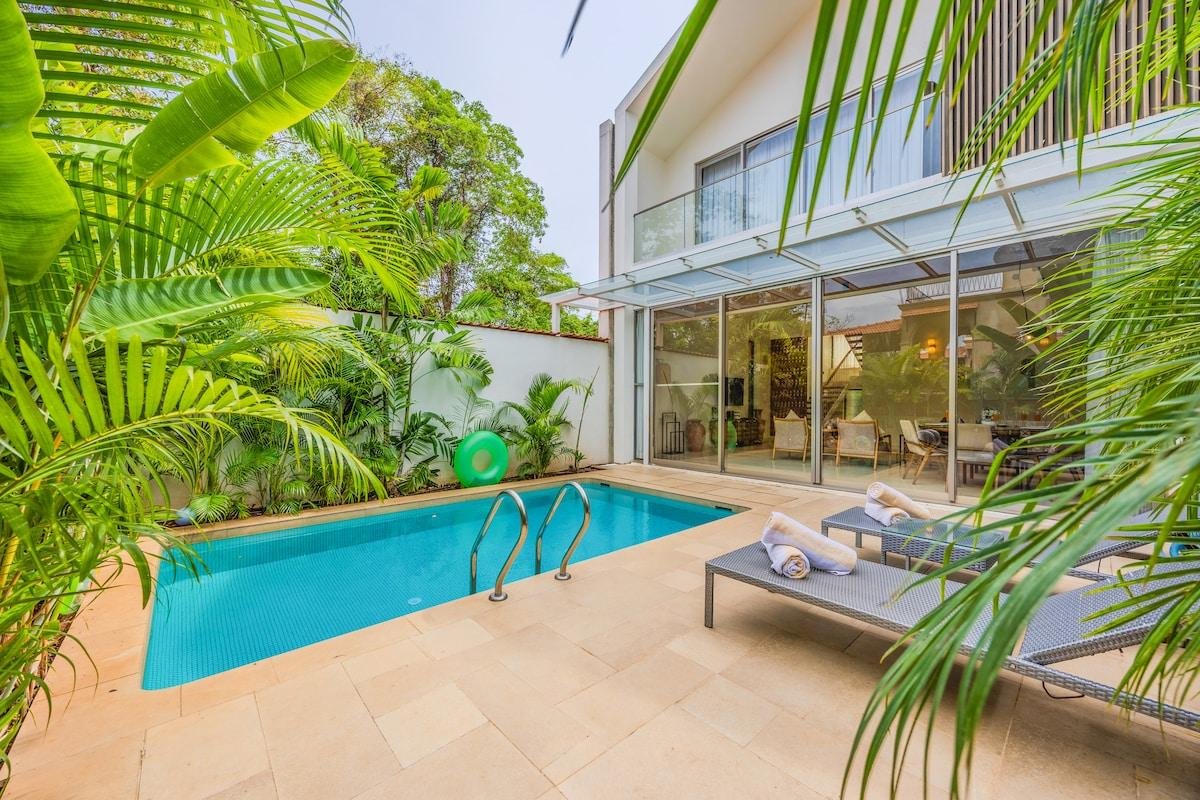 The Ultimate Beach Escape: 3 BHK Villa W/ Kitchen x Solis Nature