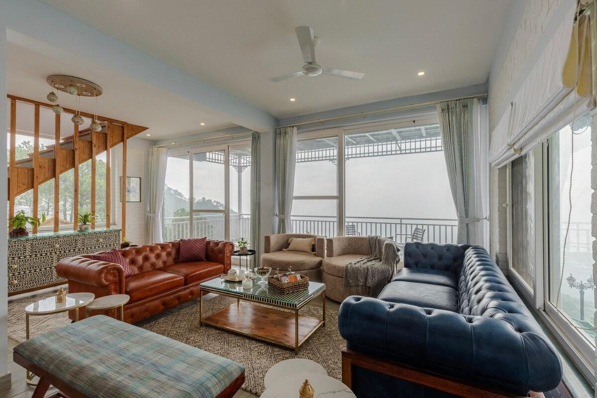 Elegant 3-BHK Pet Friendly Stay W/ Scenic Views x Solis Nature