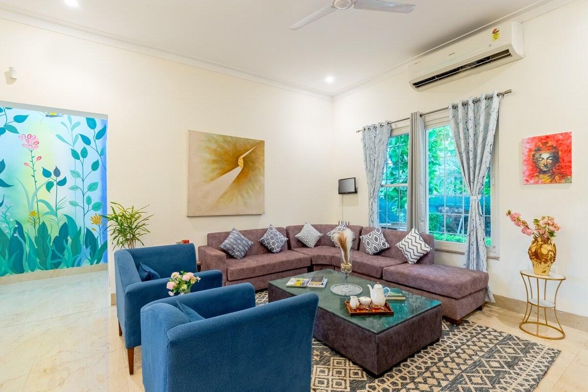 3-Bhk Pet-Friendly Villa W/ Pool & Garden x Solis Nature