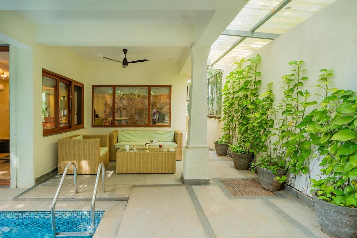 Tranquil Pet-Friendly 3 bhk Villa W/ Pool & Sitout x Solis Nature