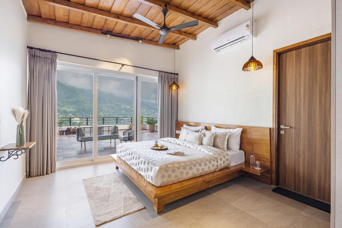 2 BHK Near Bhimtal Lake with Terrace x Solis Nature