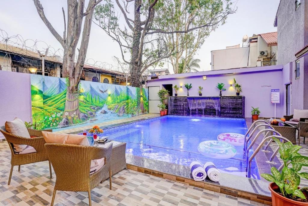 Alaya Stays 4 BHK with Poolside Gazebo & Garden - Vill x Solis Nature