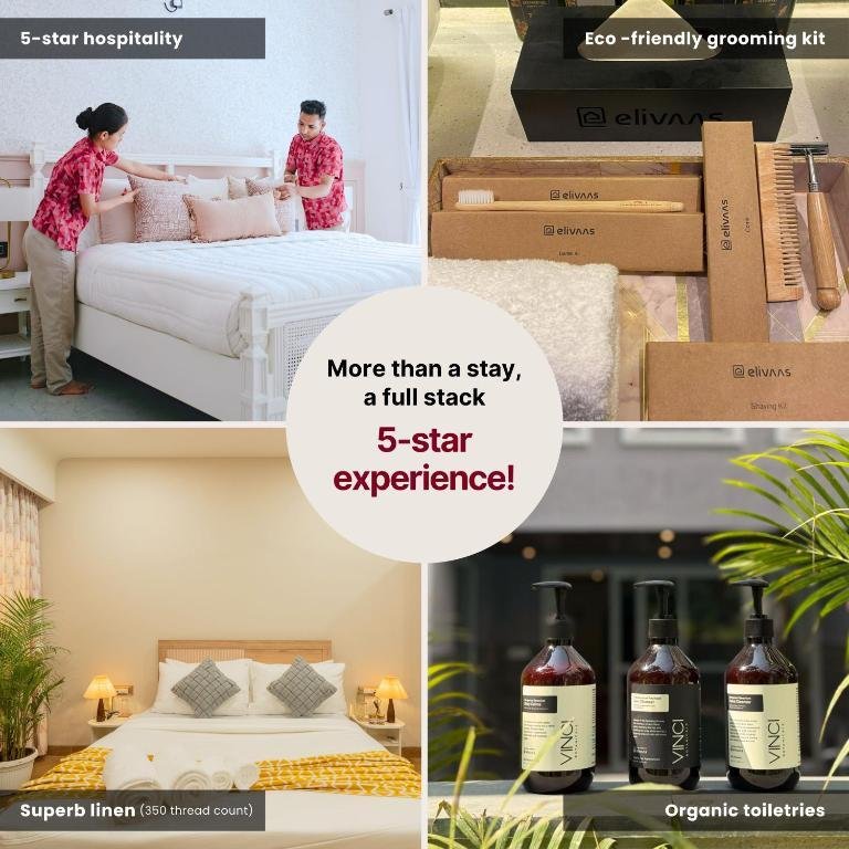 ELIVAAS 3 BHK with Entertainment lounge - The Meadow x Solis Nature