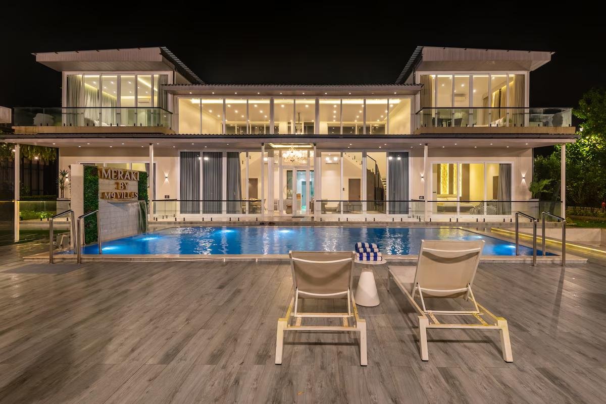 Majestic Glass Villa W/ Pvt Pool, Garden & Gazebo x Solis Nature