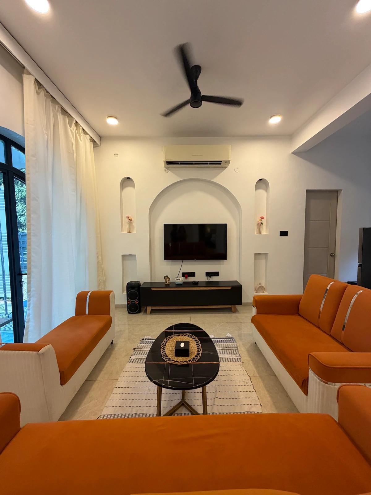 Bellona Havens-3bhk-pvt pool-jacuzzi-terrace-byAH x Solis Nature