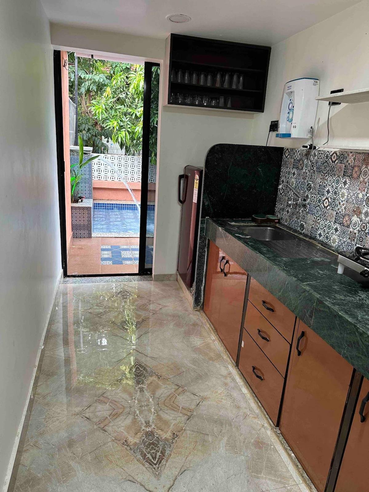 Nymph Chalet-AugustaHospitality-2bhk-3lvl pool-bbq x Solis Nature