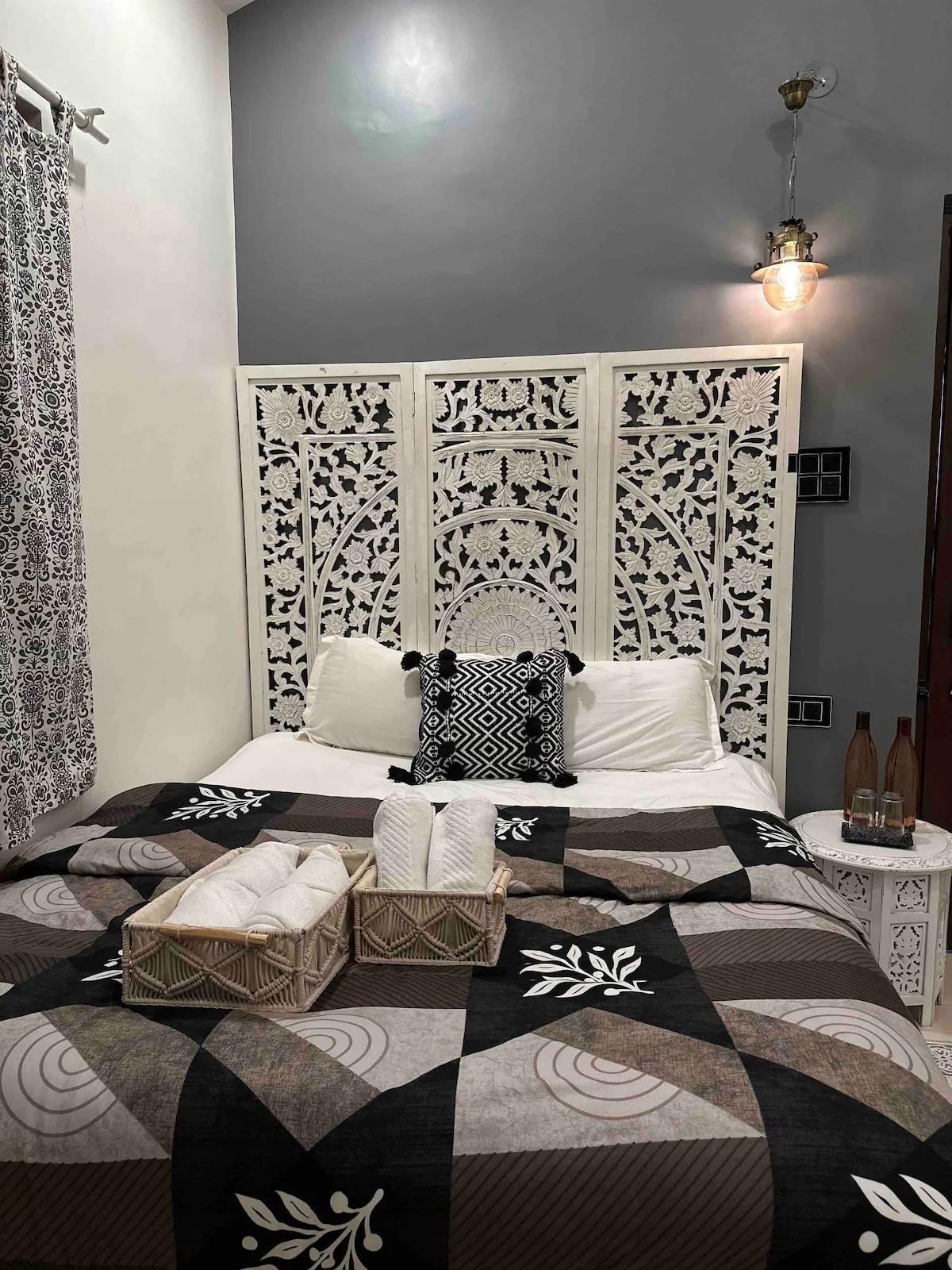 Nymph Chalet-AugustaHospitality-2bhk-3lvl pool-bbq x Solis Nature