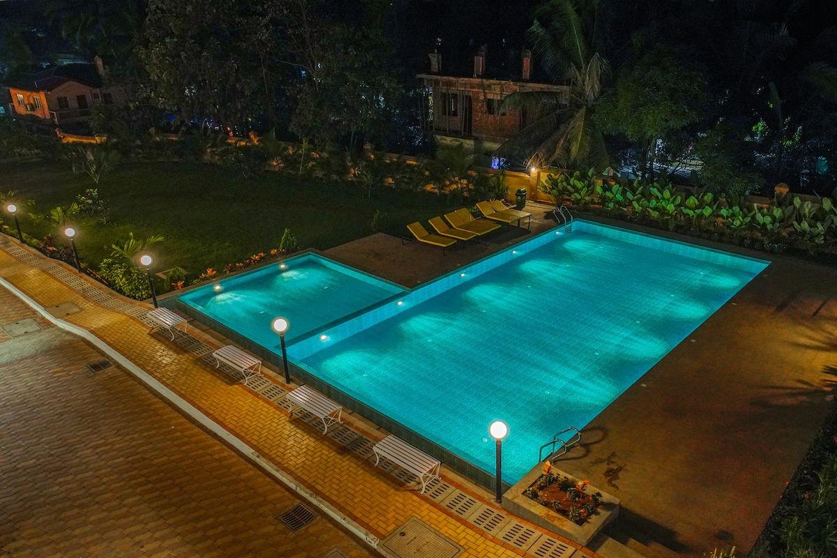 Alaya Stays Veera Marina 2-BHK Apartment x Solis Nature