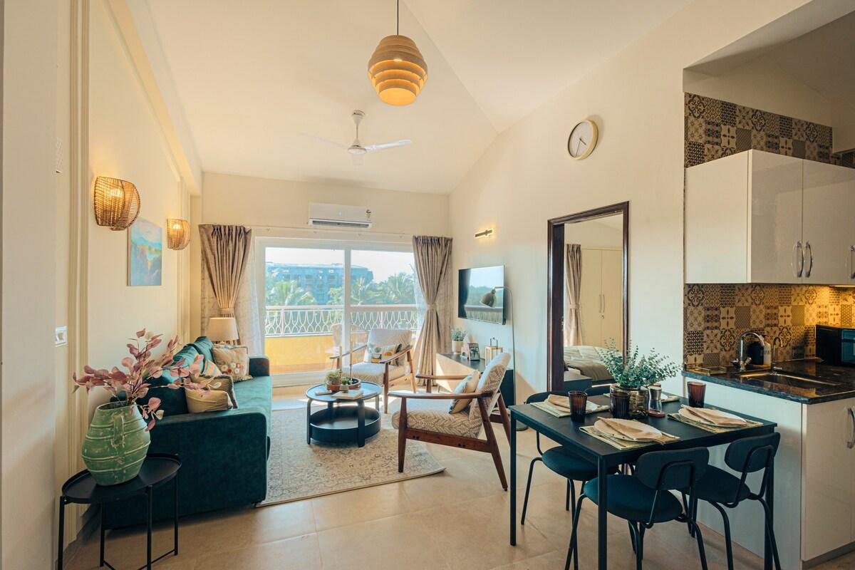 Alaya Stays Veera Marina 2-BHK Apartment x Solis Nature
