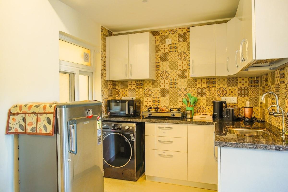 Alaya Stays Veera Marina 2-BHK Apartment x Solis Nature