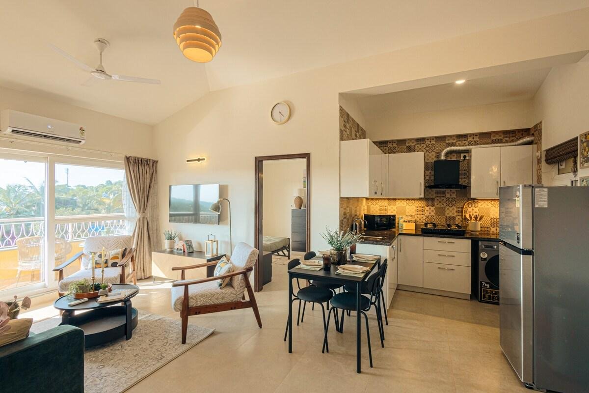 Alaya Stays Veera Marina 2-BHK Apartment x Solis Nature