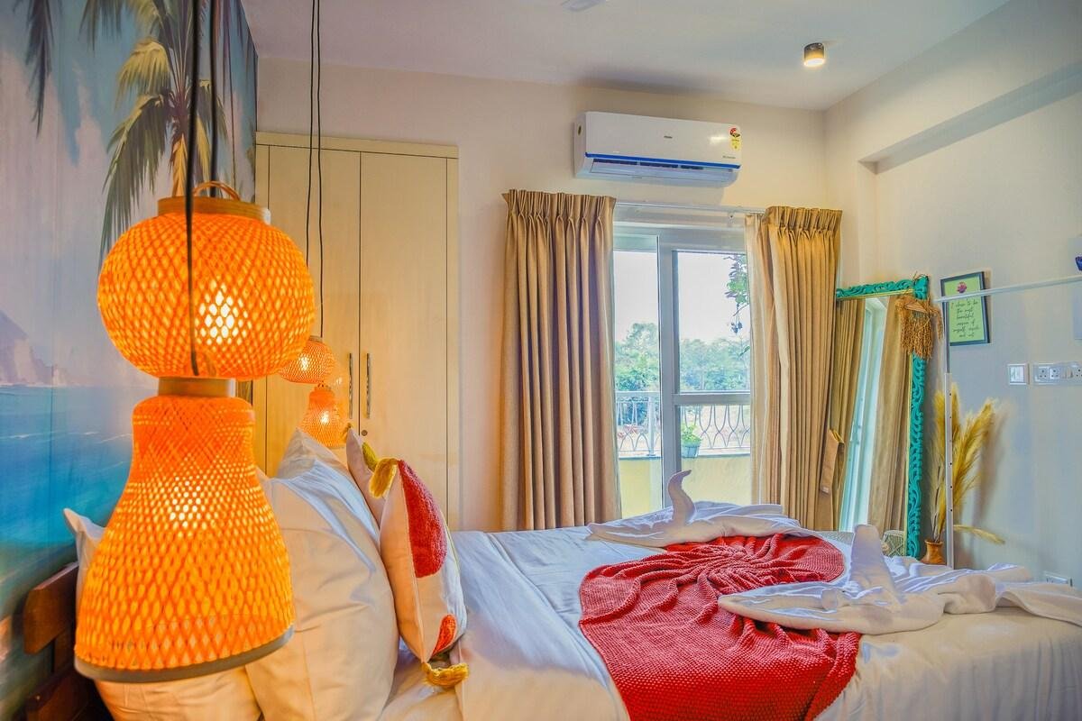 Alaya Stays Veera Marina 2-BHK Apartment x Solis Nature