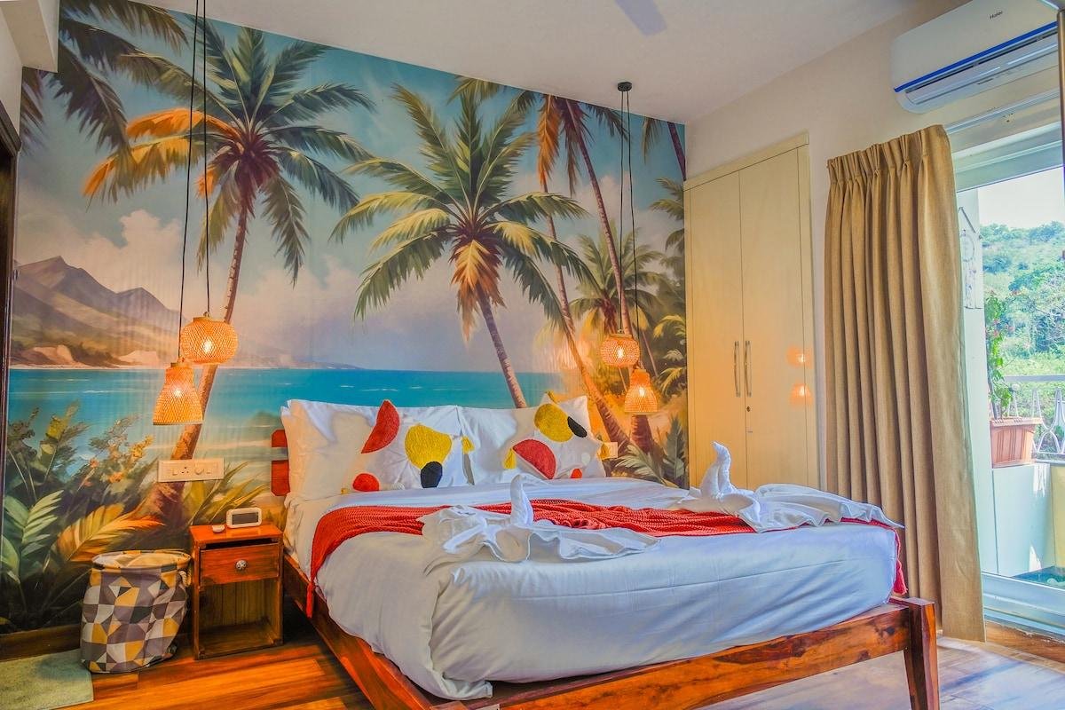 Alaya Stays Veera Marina 2-BHK Apartment x Solis Nature