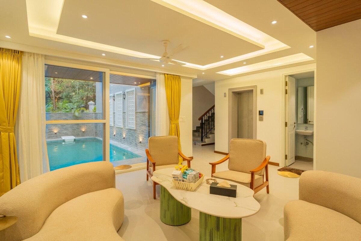 ELIVAAS Solace Teal 5 bhk x Solis Nature